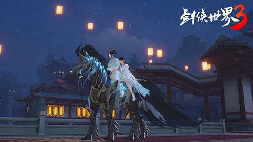 劍俠世界3雙人同騎截圖