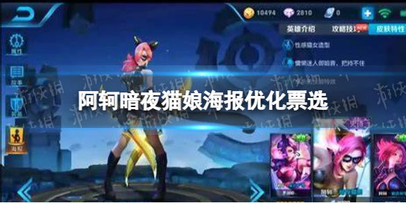 王者榮耀暗夜貓娘優(yōu)化 王者榮耀暗夜貓娘海報(bào)優(yōu)化票選