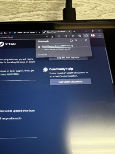Steam Deck變身Windows掌機