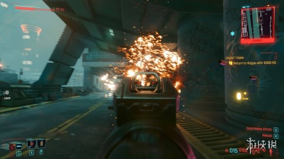 《賽博朋克2077》畫面MOD：大幅提升爆炸和火焰效果