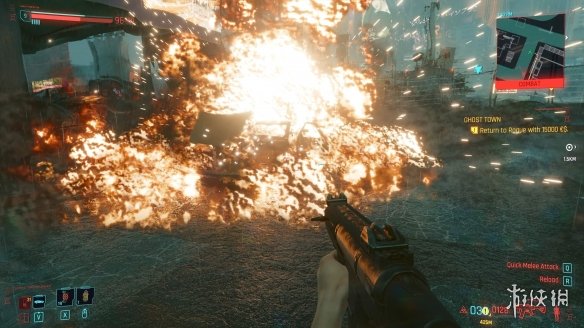 《賽博朋克2077》畫面MOD：大幅提升爆炸和火焰效果