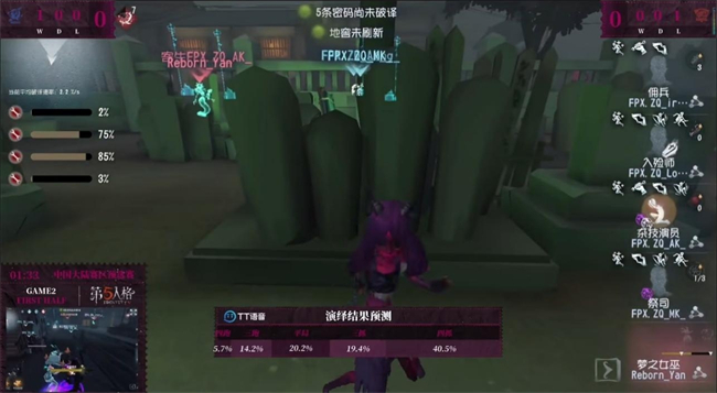 突出重圍，絕地反擊——《第五人格》COA5大陸賽區(qū)線上預(yù)選賽第四周圓滿落幕