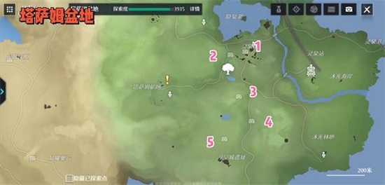 諾亞之心雷鳴秘境風(fēng)景點位置一覽