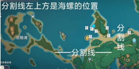 原神奇異的海螺位置圖