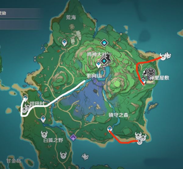 原神刷刀鐔路線分享圖6