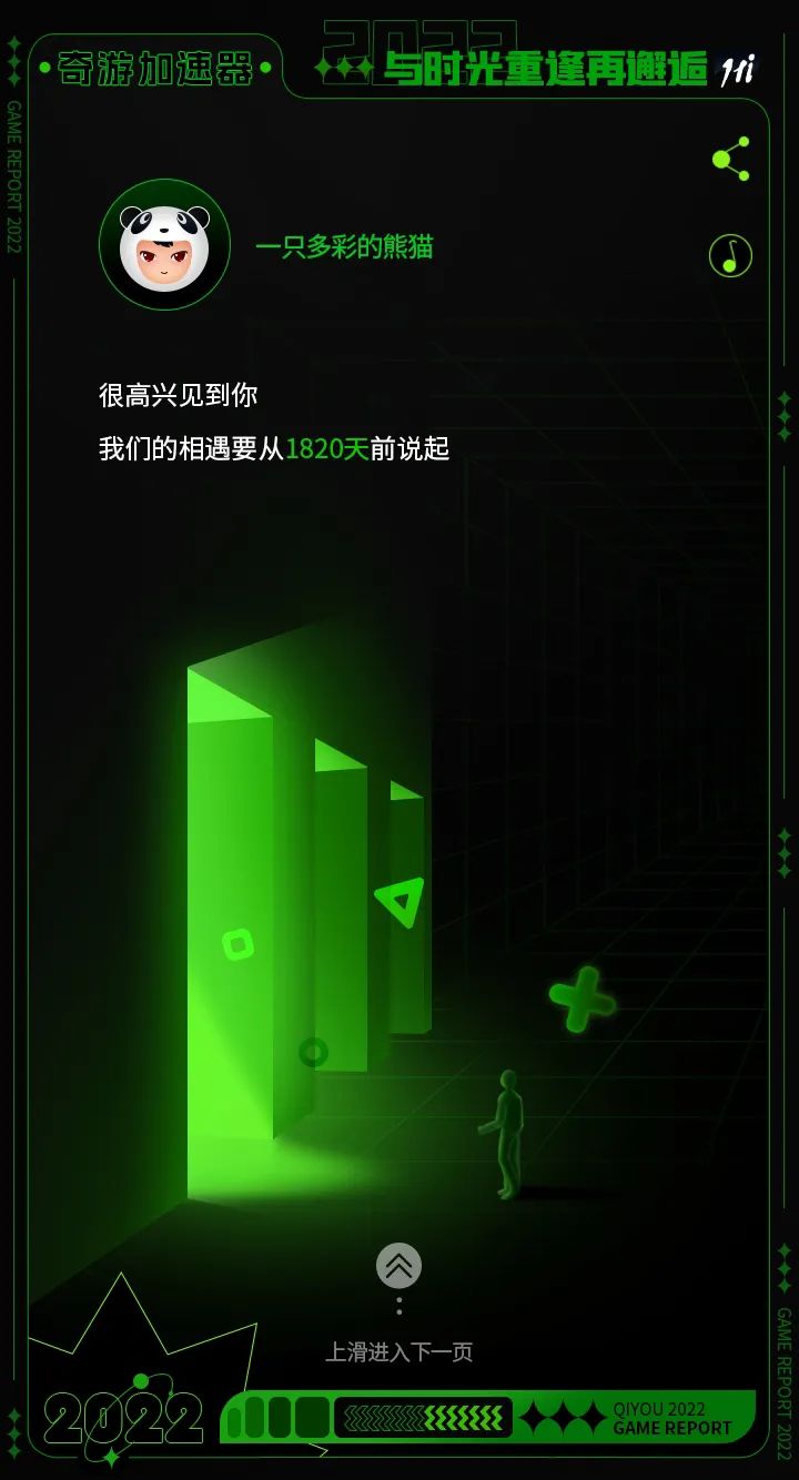 奇游加速器年末送游戲 | 一鍵解鎖你的2022游戲報告