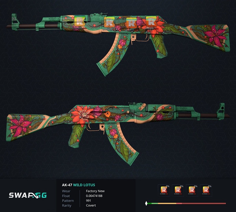 中國土豪花109萬元購買《CS：GO》AK47野荷皮膚