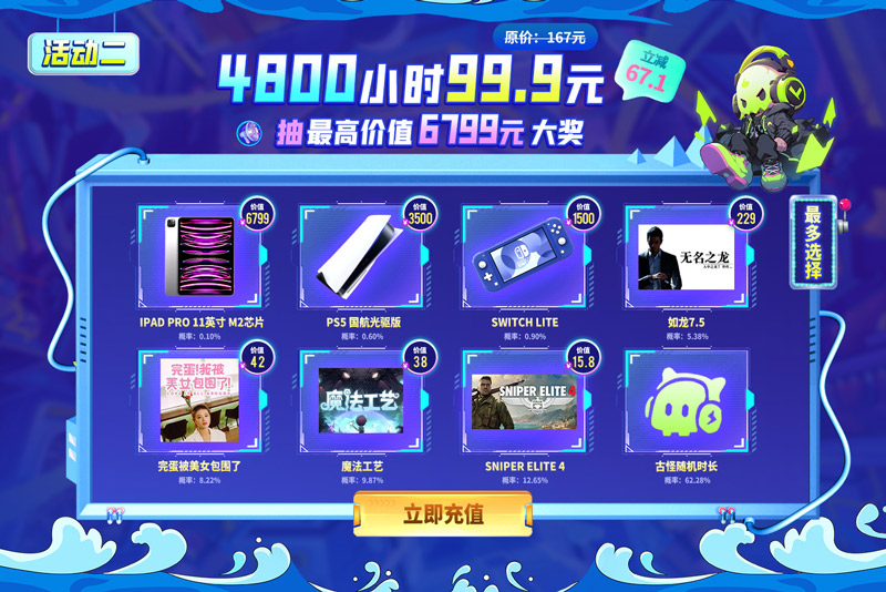 古怪加速器開(kāi)服首次雙11活動(dòng)！超低折扣+多重福利！