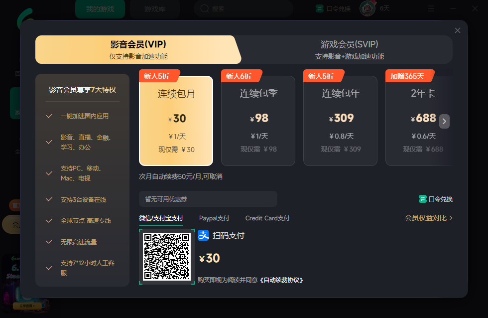 Sixfast影音會員